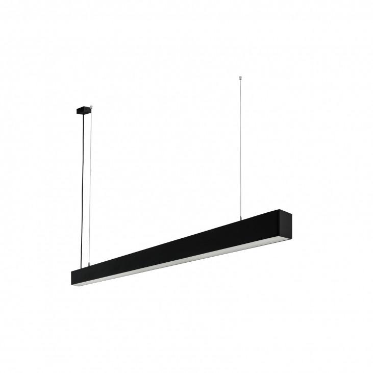 Vertigo linear pendat box black 86 prismatic